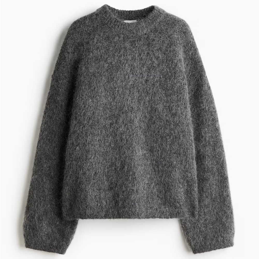 H&M Mohair Blend Oversized Sweater
